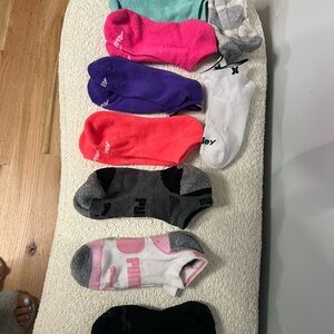 Dark purple worn socks 🧦